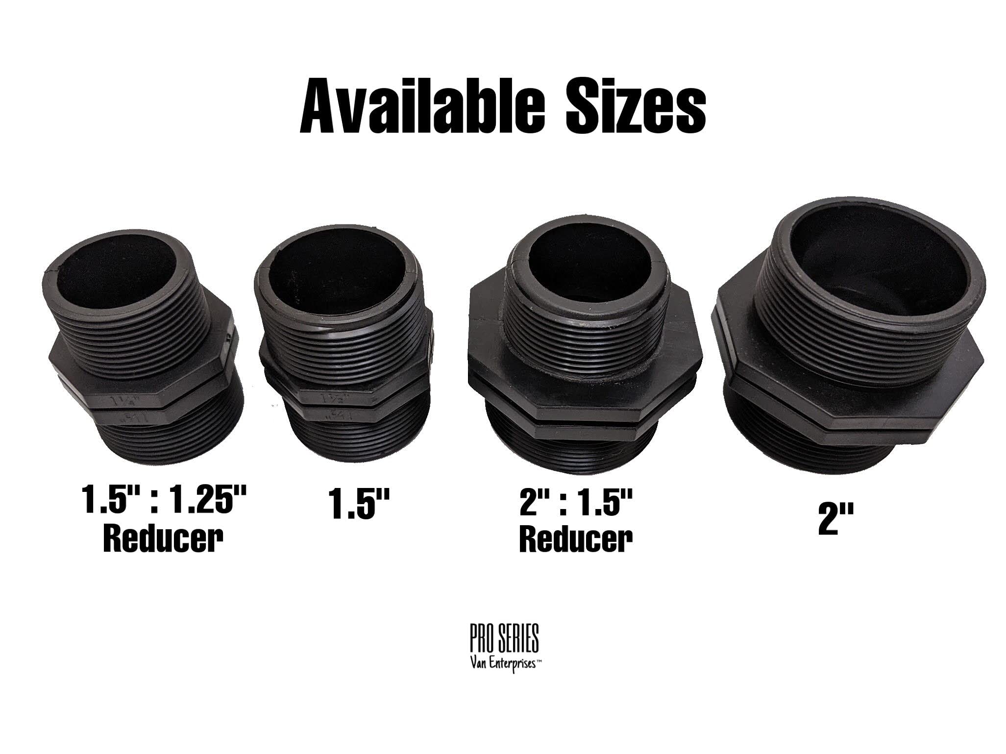 Van Enterprises compatibility with Intex/Bestway hoses for easy pool connections.
