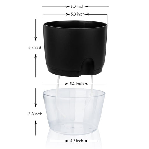 Vanavazon round modern-design plant pot enhances any indoor space.