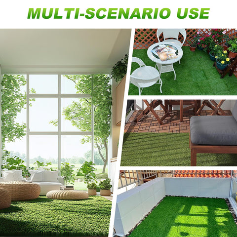 VANCASTLE versatile turf tiles ideal for gardens, balconies, play areas and events.