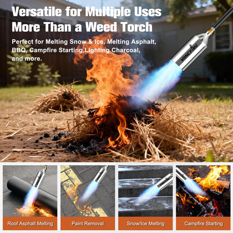 VANCFIRE multipurpose tool for ice melting, roofing, and burning debris