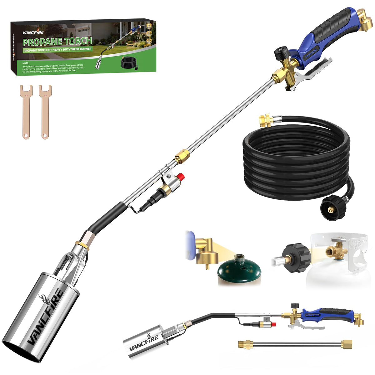 VANCFIRE propane torch weed burner kit helps tackle outdoor tasks with control
