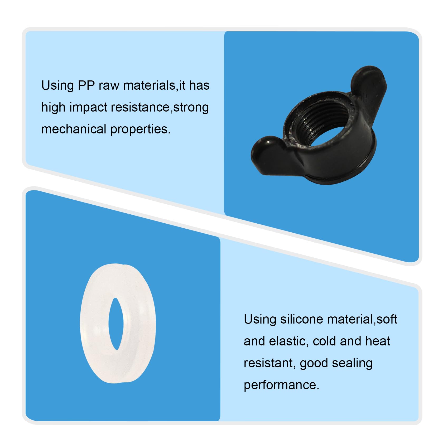 VandanCoop silicone o-rings for accurate gasket fit.