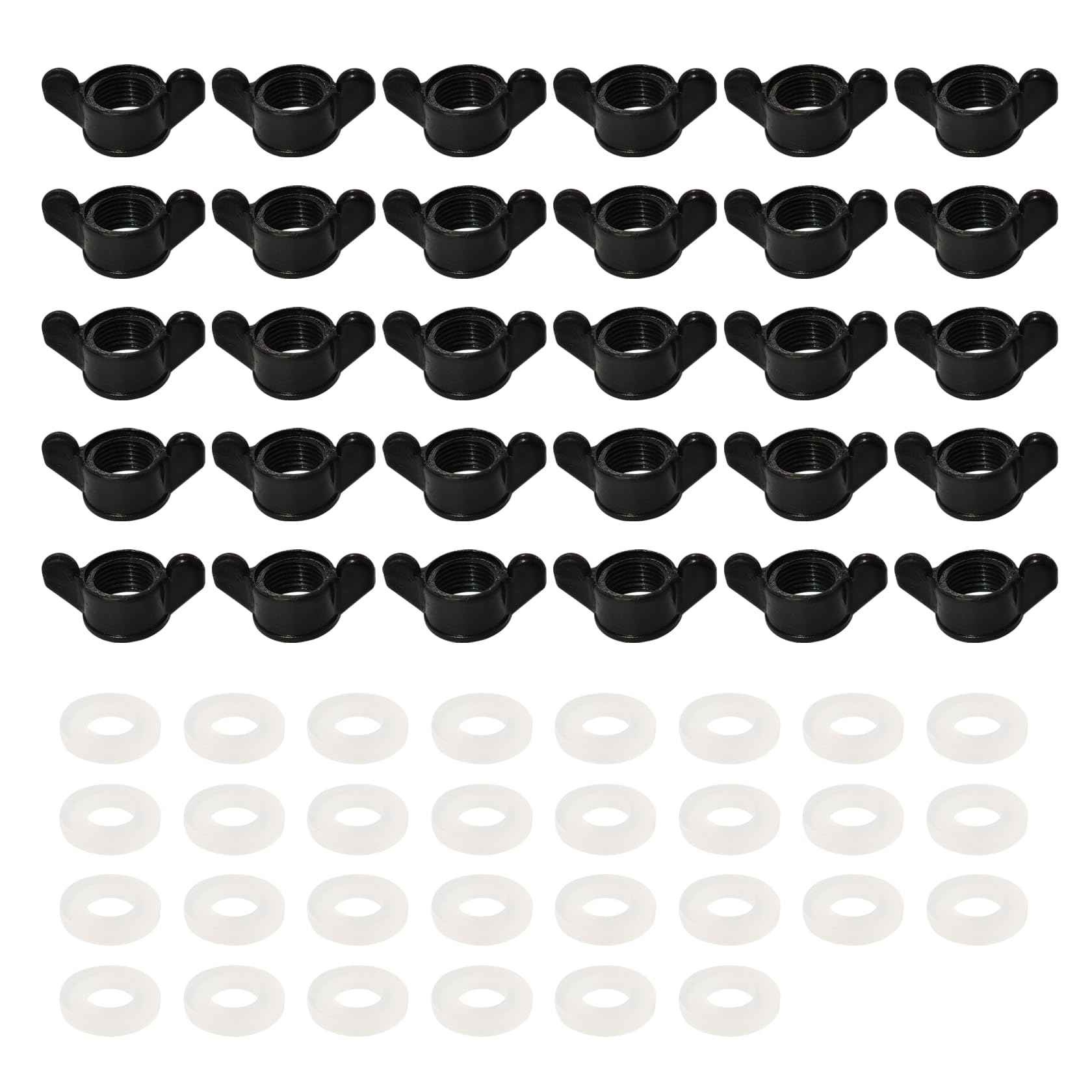 VandanCoop silicone washers 30-set for poultry nipples seal and leak prevention.
