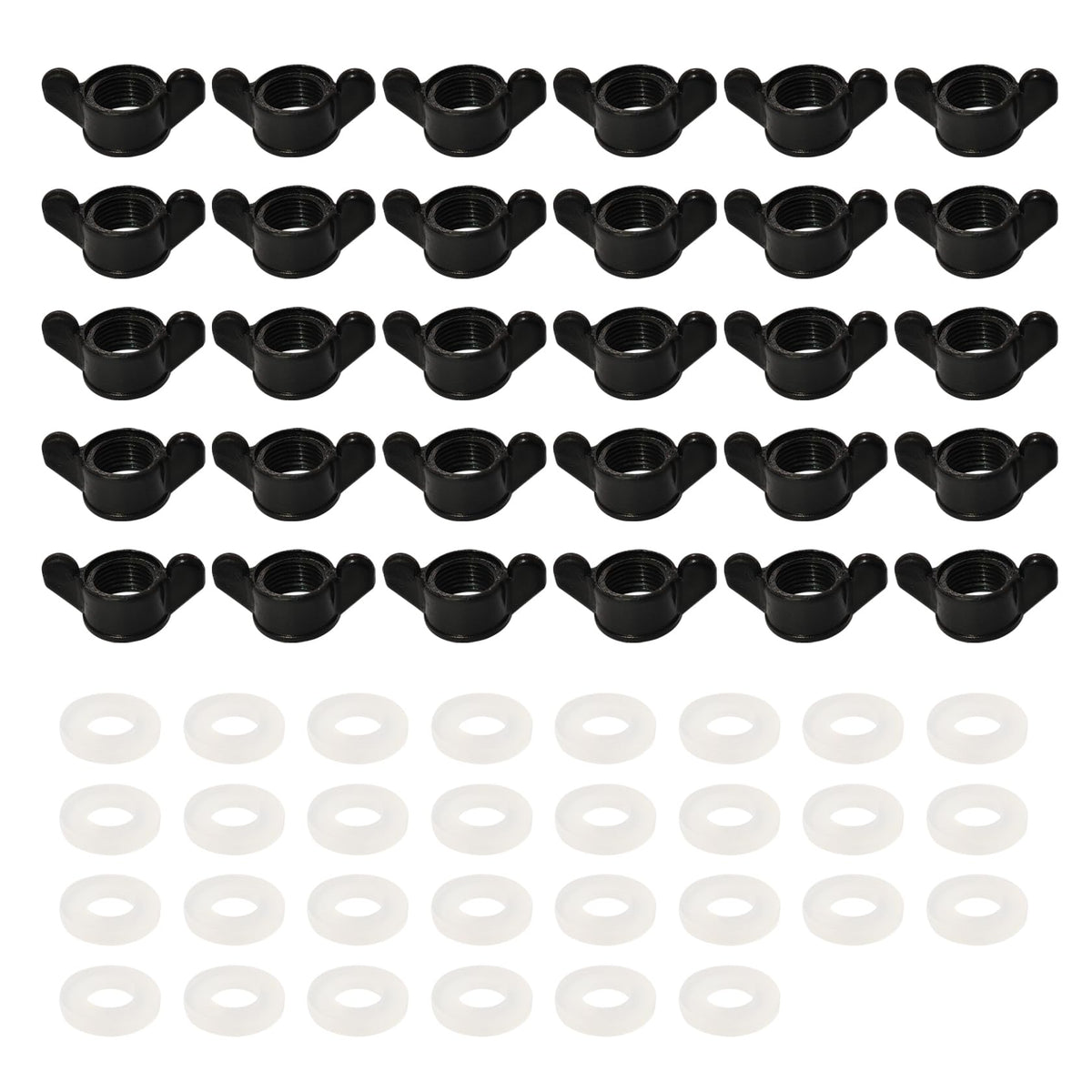VandanCoop silicone washers 30-set for poultry nipples seal and leak prevention.