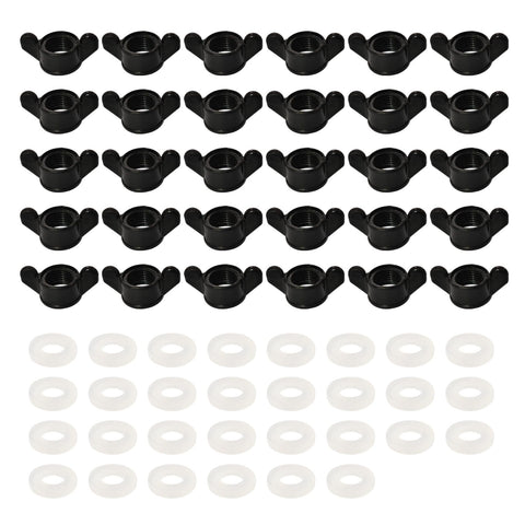 VandanCoop silicone washers 30-set for poultry nipples seal and leak prevention.