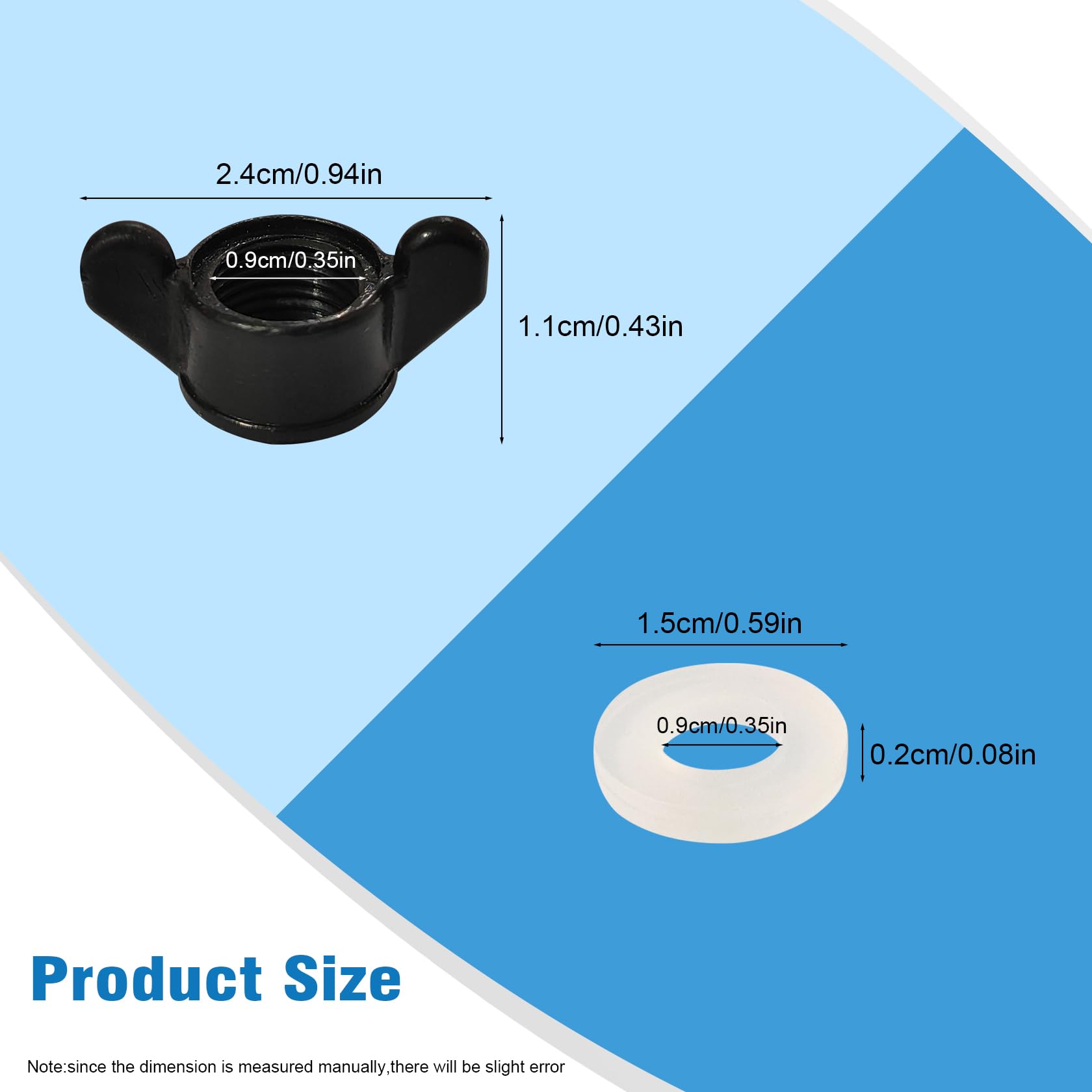VandanCoop wing nuts for waterers secure nipples without over-tightening.