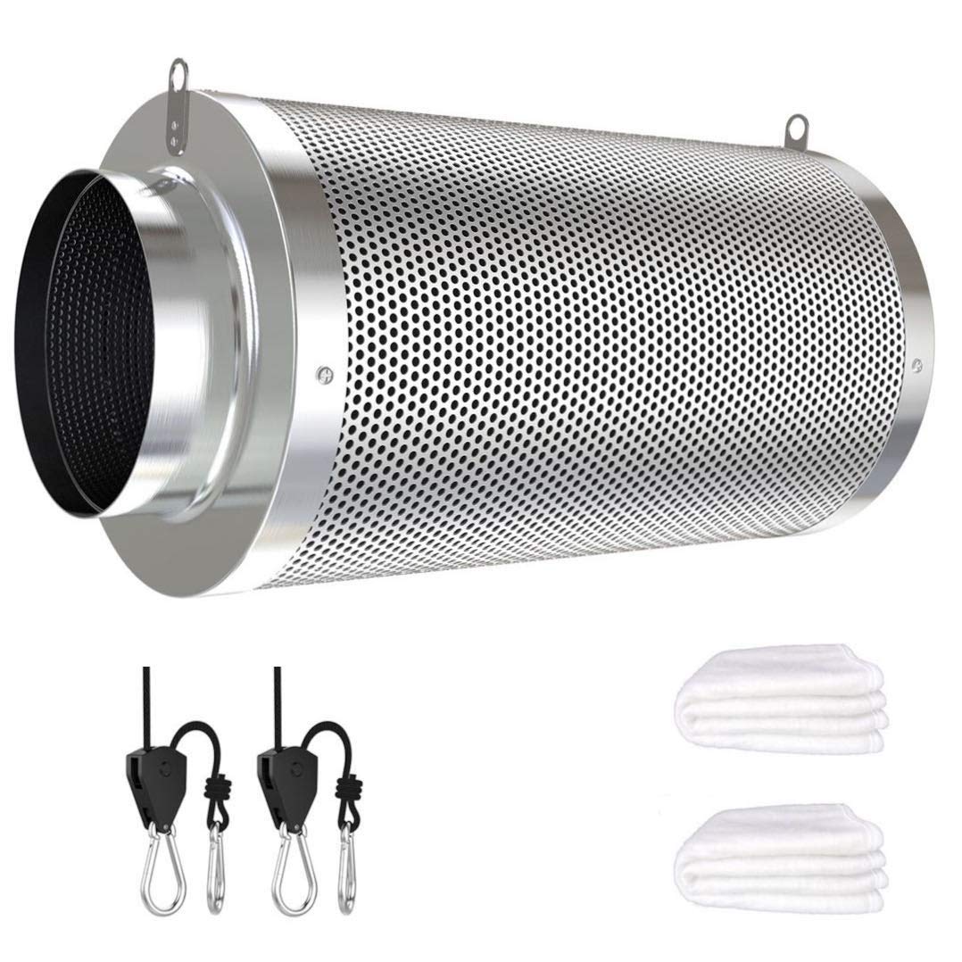 vanleno 4-inch carbon filter for odor control in grow tents