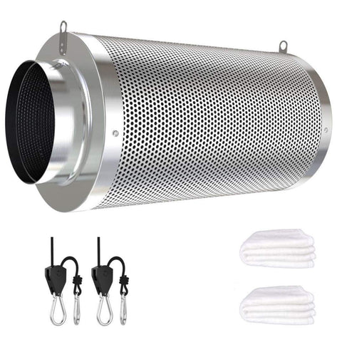 vanleno 4-inch carbon filter for odor control in grow tents