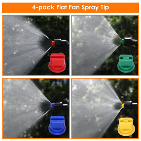 VANPET 4-in-1 fan spray tips offering versatile application options.