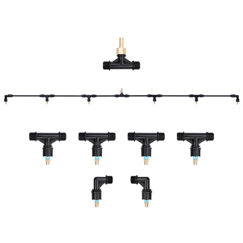 VANPET six-nozzle poly boom wand for wide-area coverage and adjustable spray