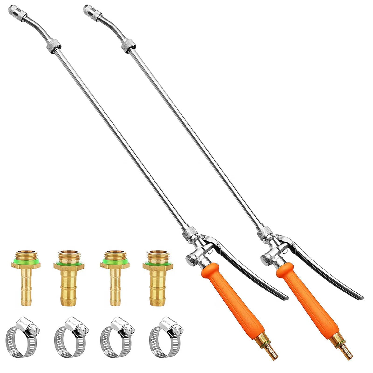 VANPET all-metal sprayer wand with slip-resistant handle for comfortable long-use.