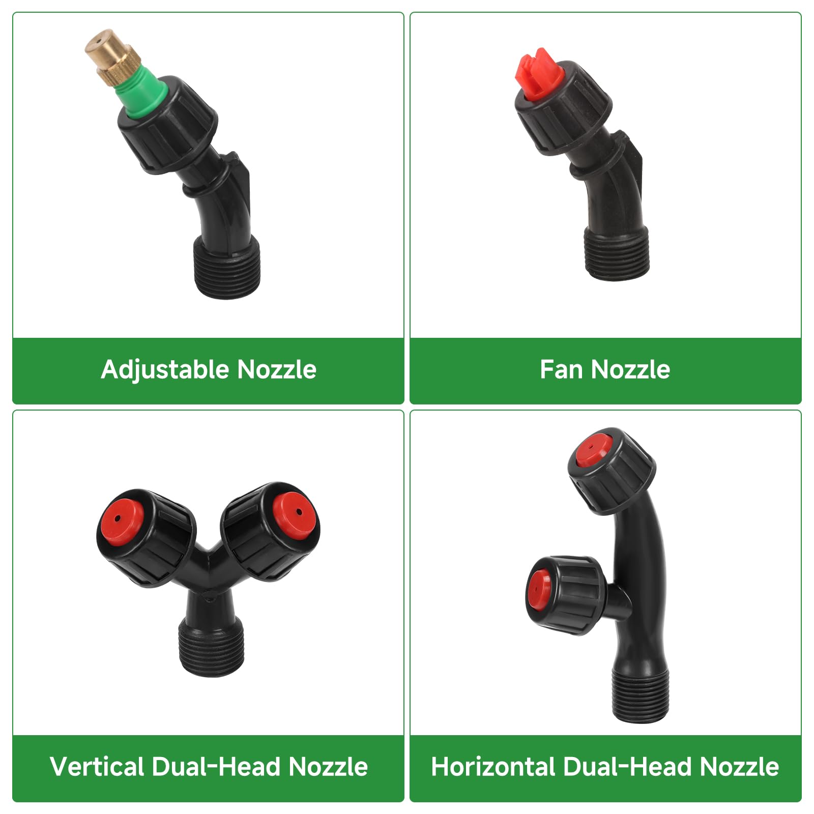 VANPET brass barbs compatible with 1/4 and 3/8 hoses for quick secure hose upgrades