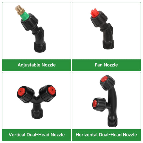 VANPET brass barbs compatible with 1/4 and 3/8 hoses for quick secure hose upgrades