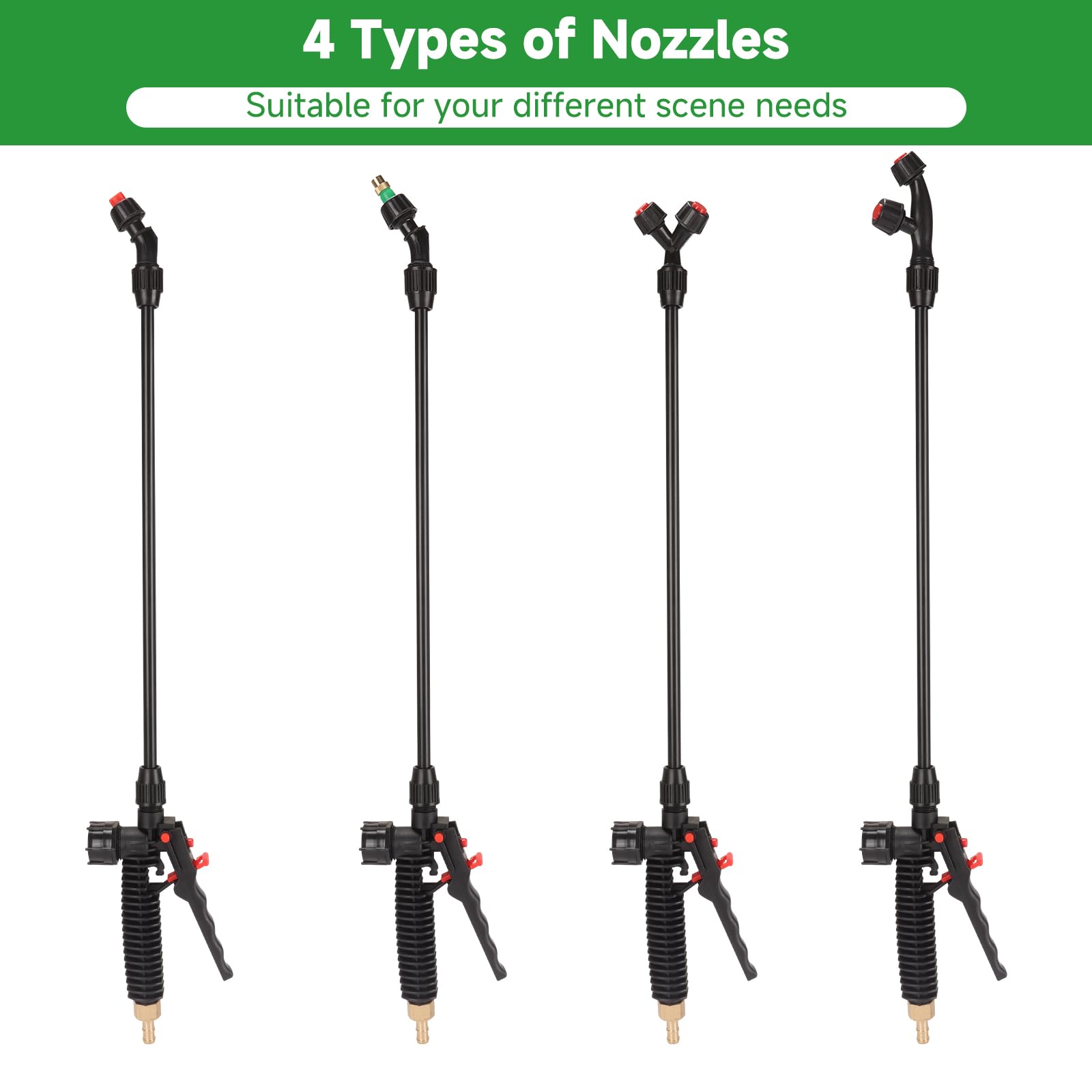 VANPET brass barbs fit 3/8 and 1/4 inch hoses for secure connections.