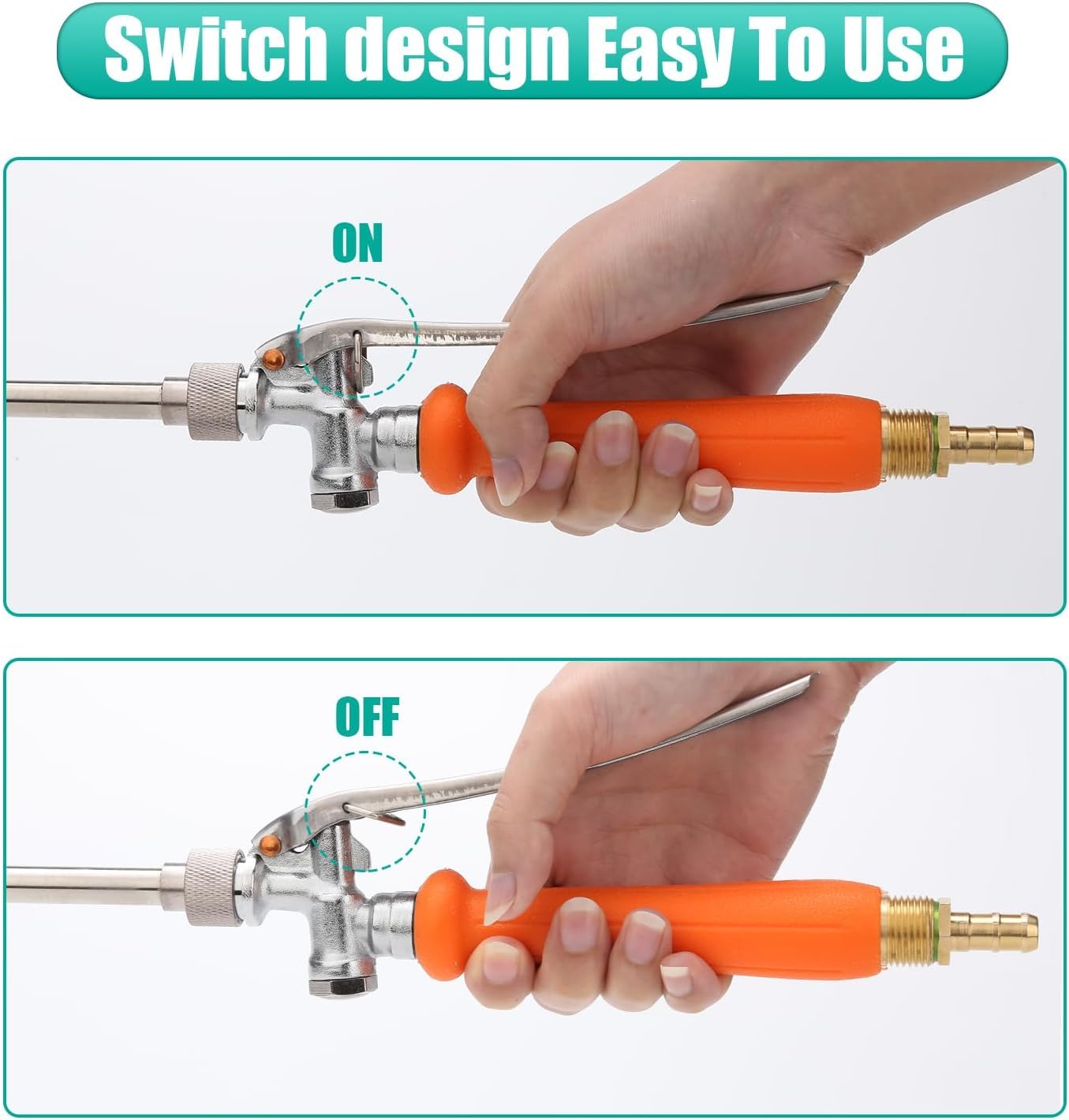 VANPET included hose clamps for secure spray setup