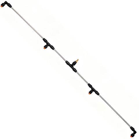 VANPET metal 4-nozzle boom wand assembled for tractor mounting, improving coverage