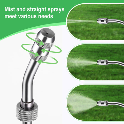 VANPET sprayer wand with adjustable nozzle for mist or jet spray