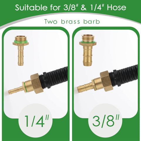 VANPET sprayer wand brass barbs ensure durable hose connections and secure fittings