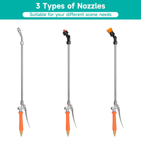 VANPET sprayer wand with fan nozzle for even coverage