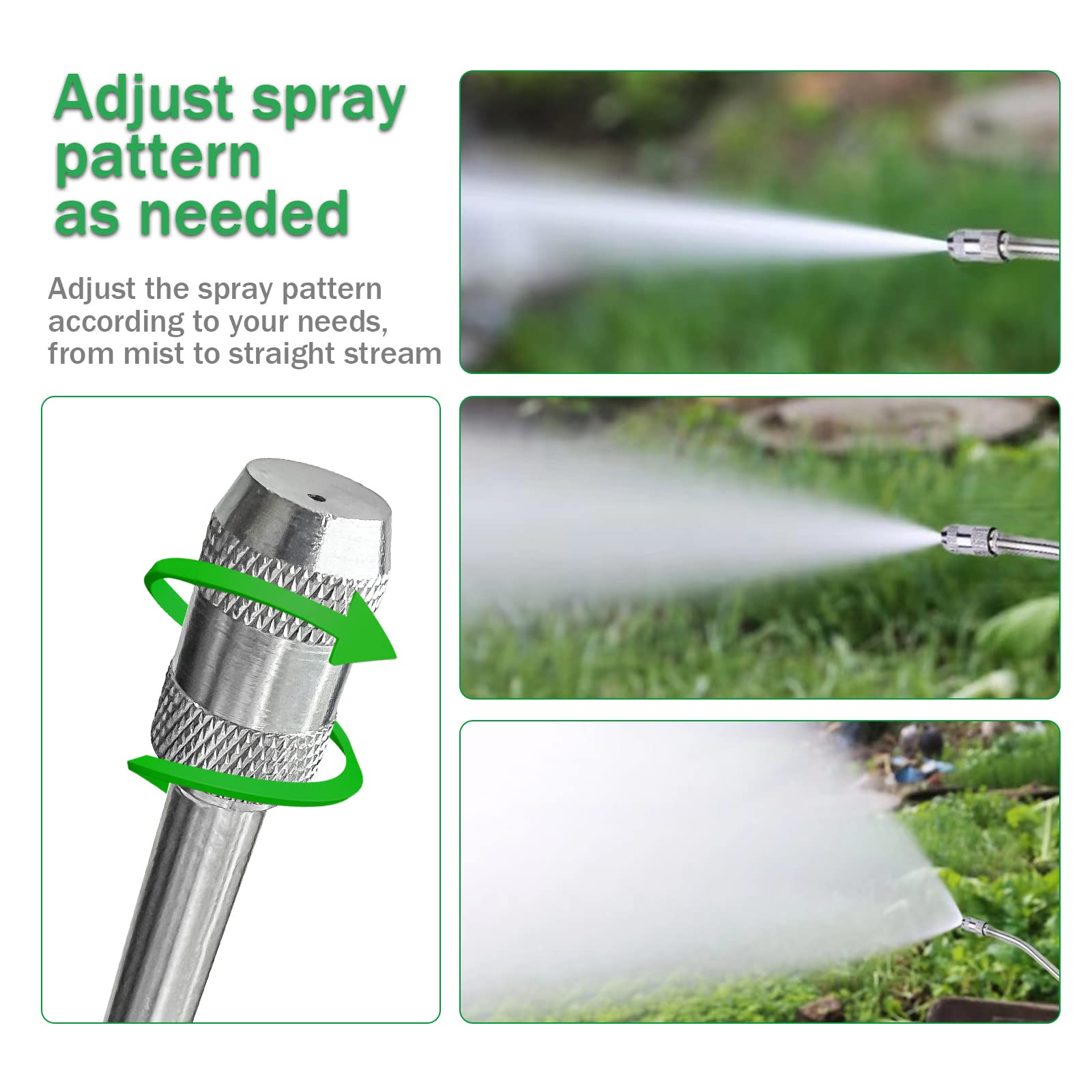VANPET sprayer wand with long reach cleaning high roofs.