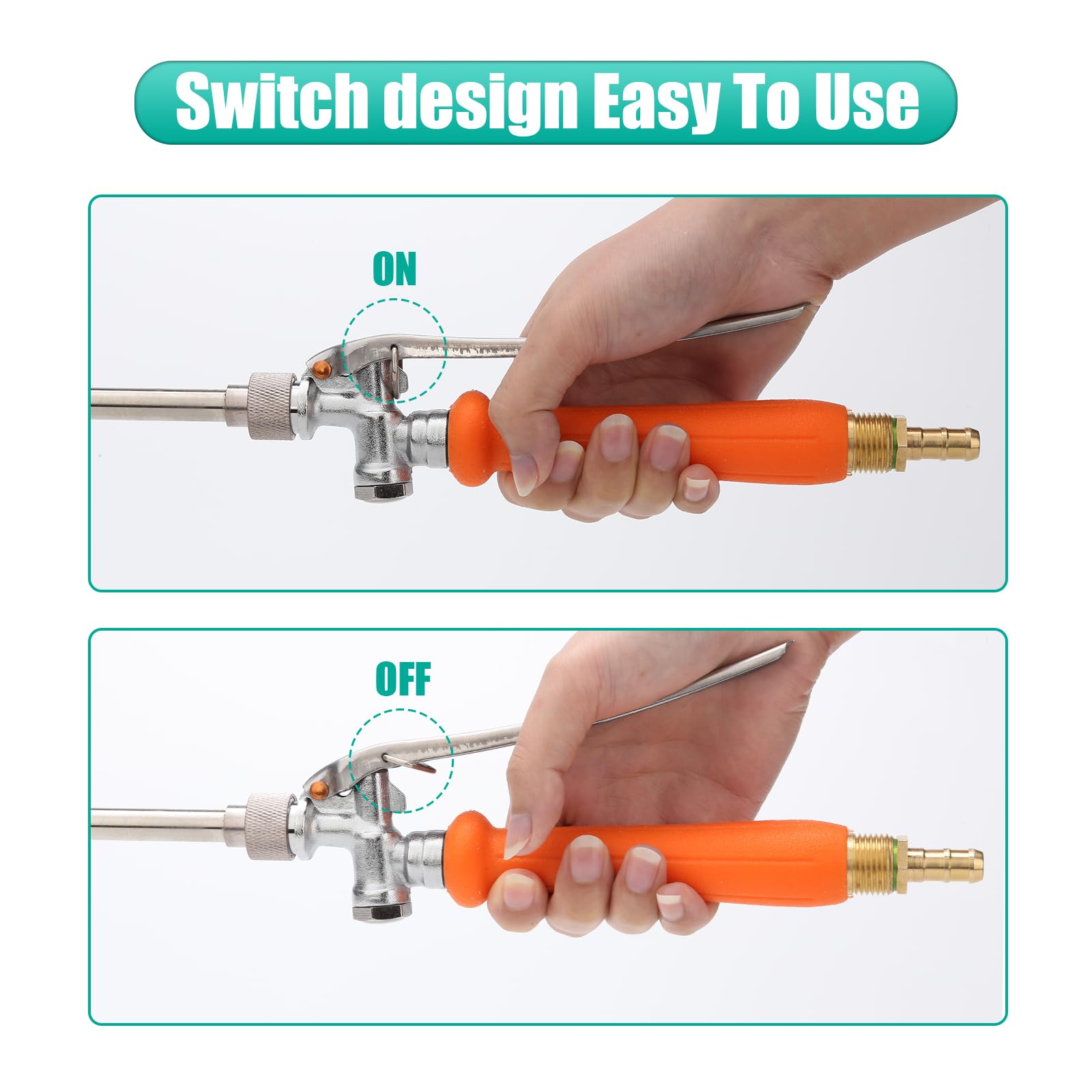 VANPET sprayer wand installation kit with clamps and hoses for quick setup