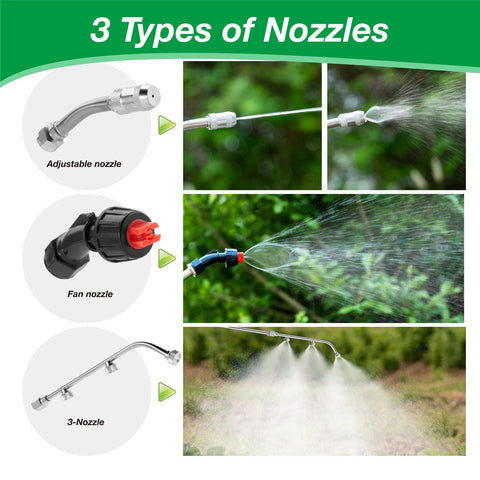VANPET 3-hole nozzle for targeted cleaning sprays.
