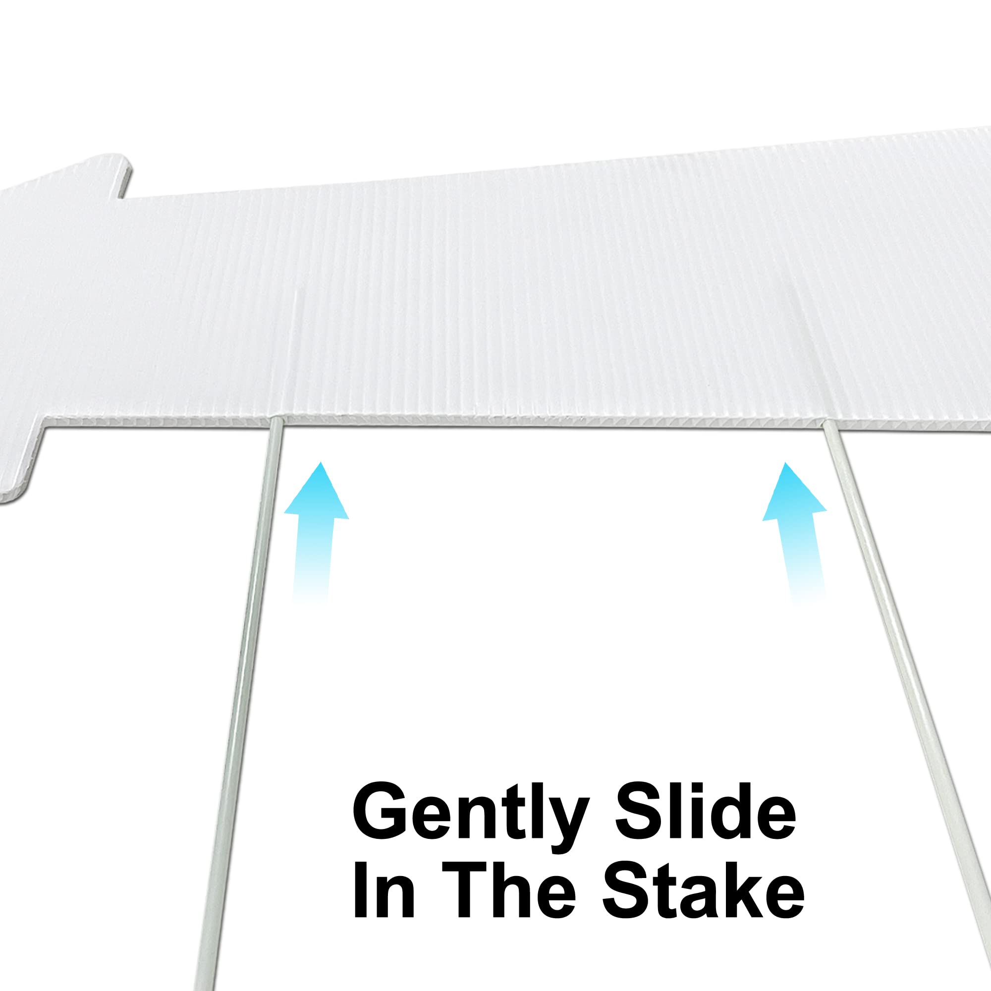 Vanqou double-sided blank arrow sign helps open house directions