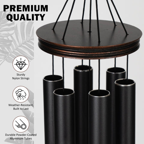 Vanquer pentatonic C major tuning wind chime for soothing melodies