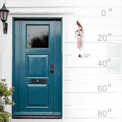 Vanquer wind chimes bronze finish frame suits modern porch styling