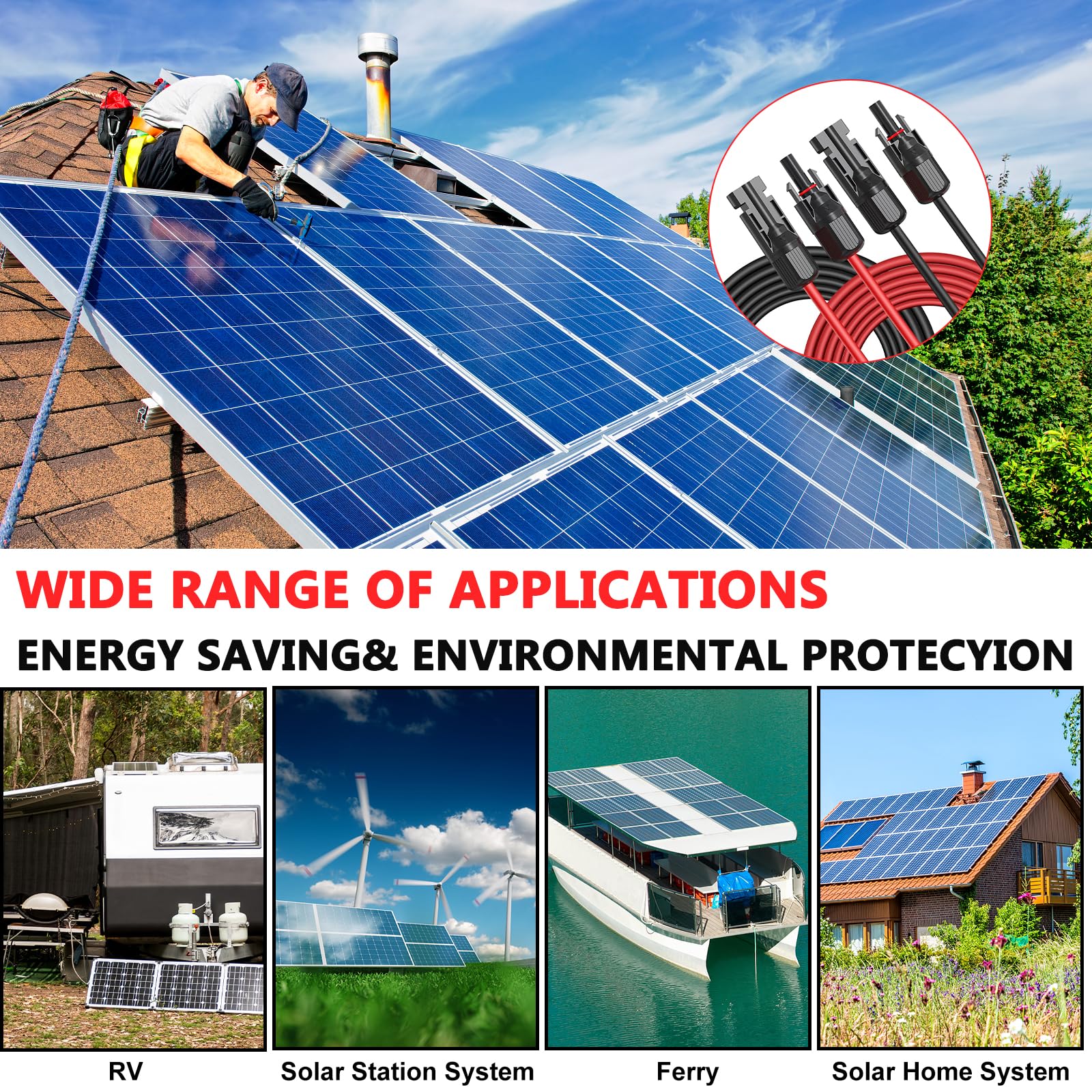 Vansdon burial-ready solar extension for long-term outdoor installation