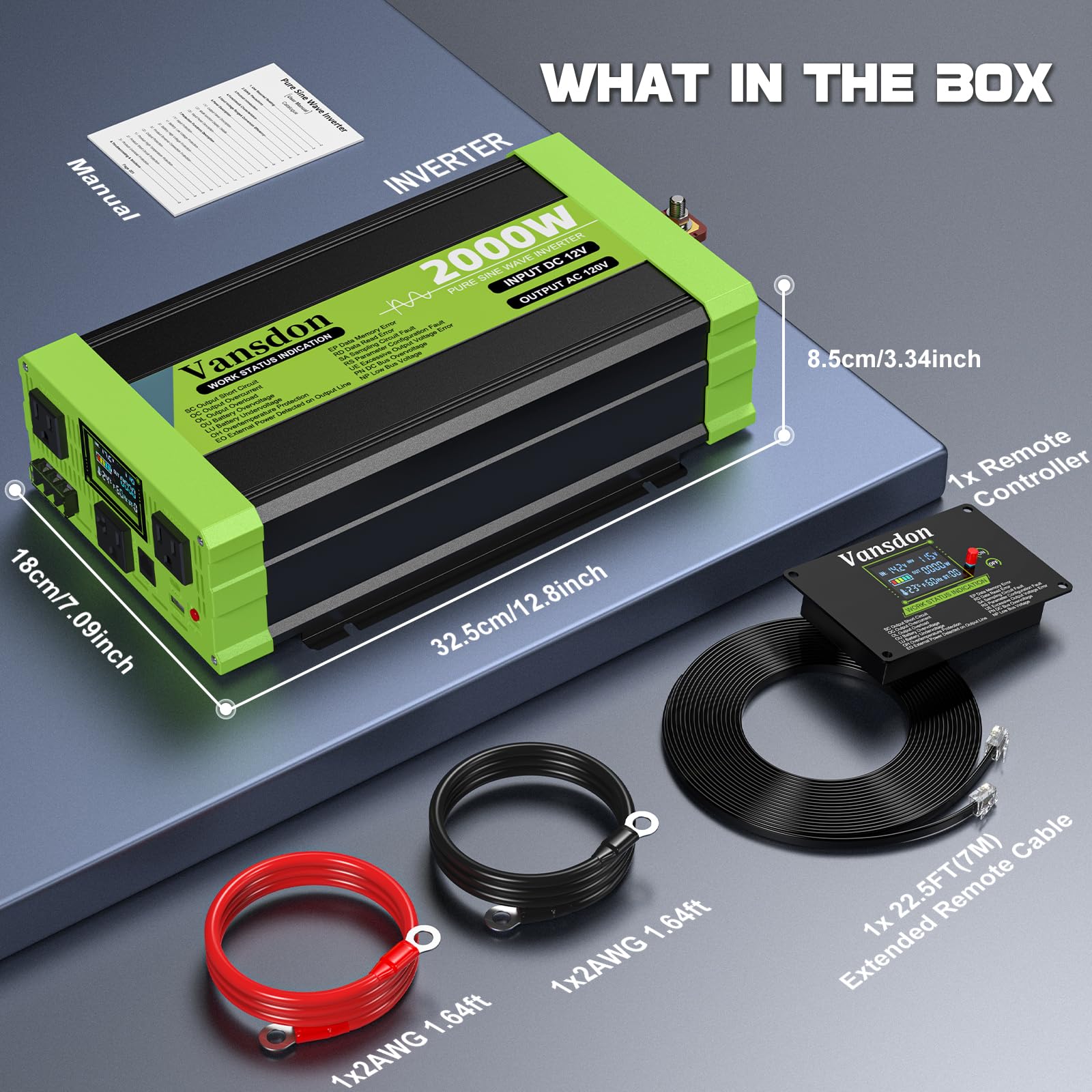 Vansdon inverter ideal for off-grid camping and mobile power