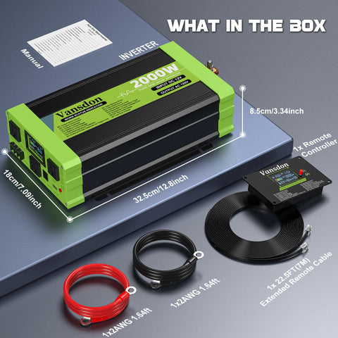 Vansdon inverter ideal for off-grid camping and mobile power