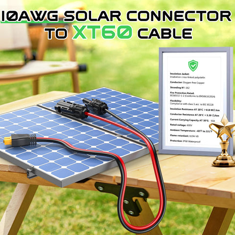 Vansdon solar cable supports RV power setups in outdoor environments