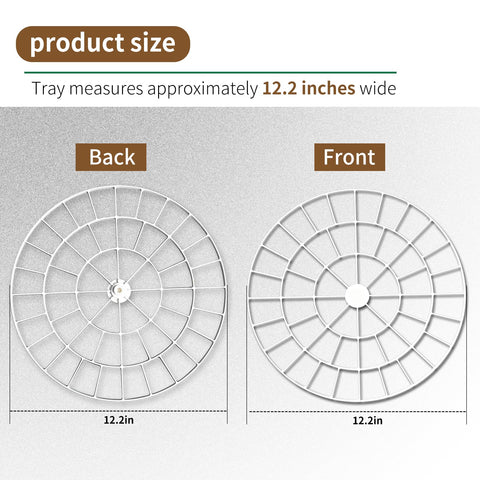 Vanshly easy-install egg-turner tray for quick on/off placement