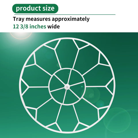 Vanshly JGT360 tray in white with easy-clean surface