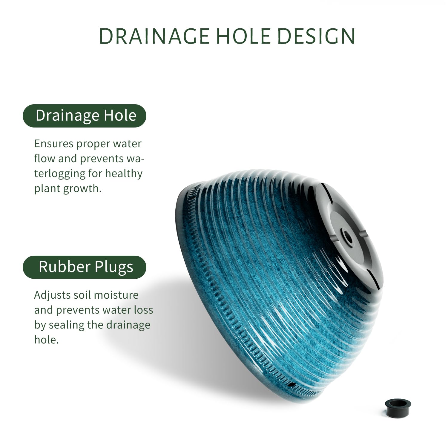 Vanslogreen triangular chain design provides stable hanging support for heavier pots.