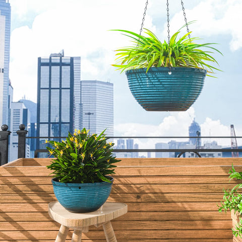 Vanslogreen indoor outdoor planters fit living rooms, patios, balconies with ease.