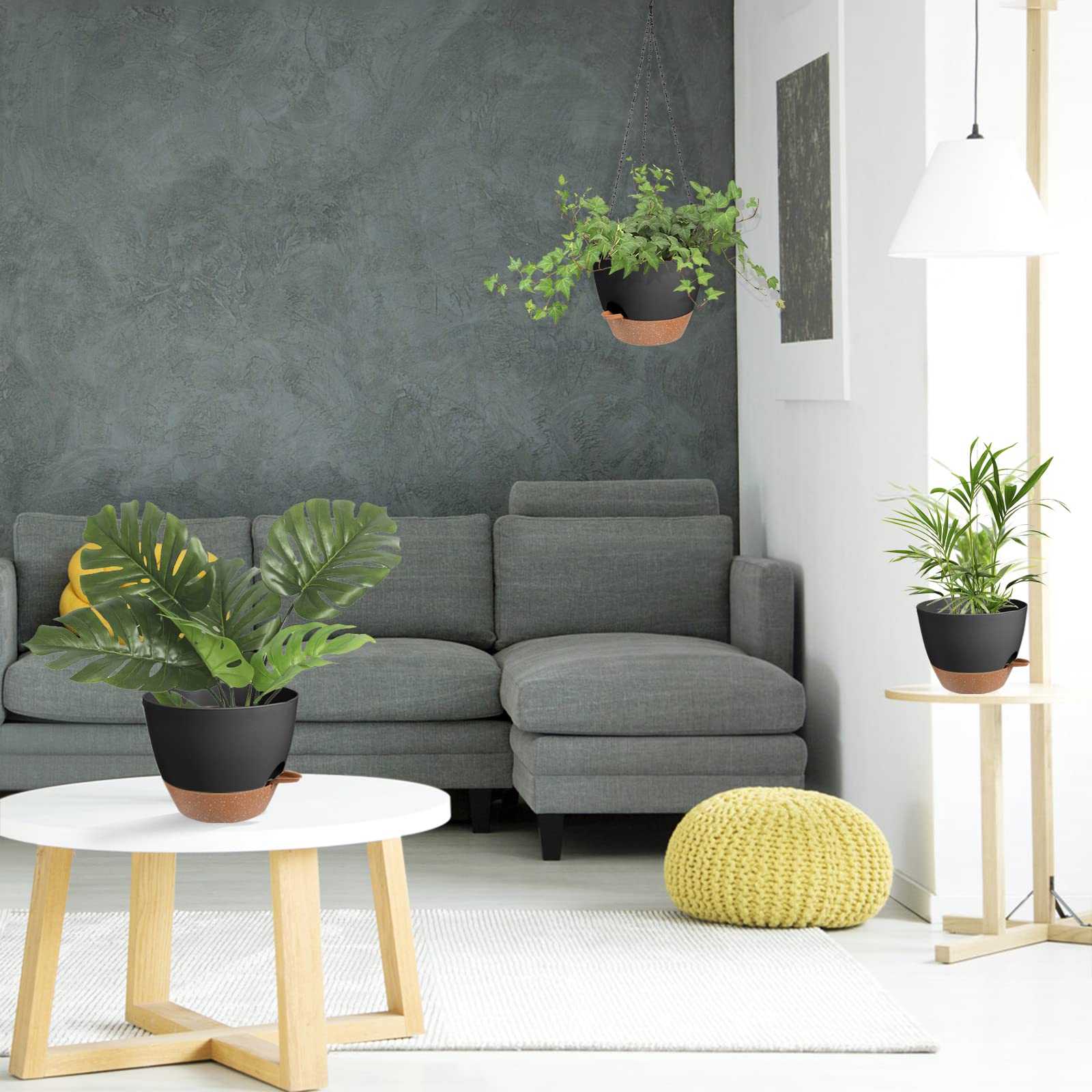 Vanslogreen compact planters enable vertical garden on balconies.