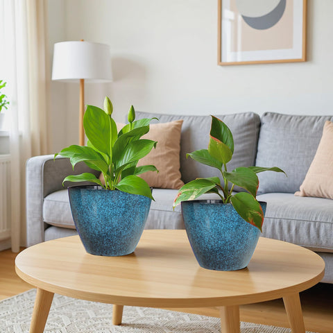 Vanslogreen indoor-outdoor plant pot fits living rooms, patios, and balconies