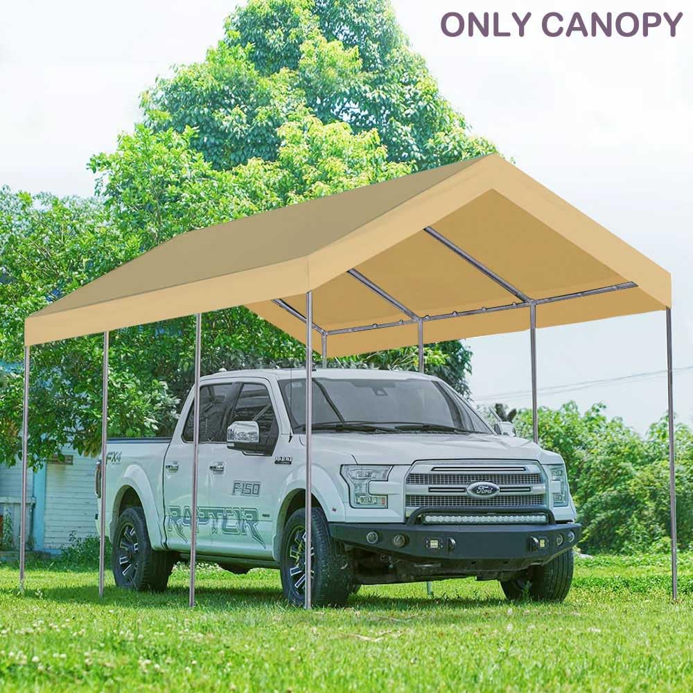 Vanteriam top cover includes bungee cords for quick, stable installation.