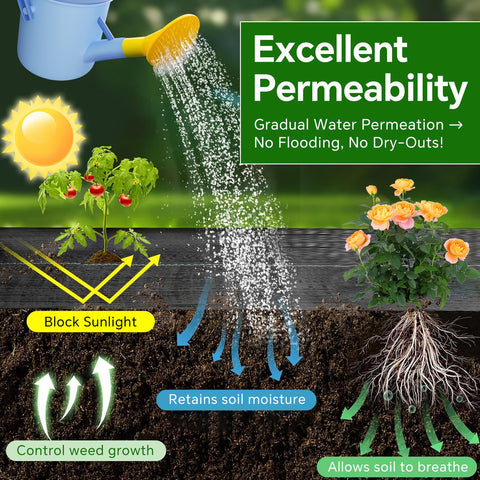 Durable Vanver landscaping fabric designed for long-term garden path use