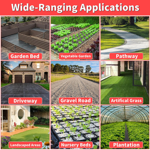 Vanver permeable fabric balances moisture and air while suppressing weeds under beds.