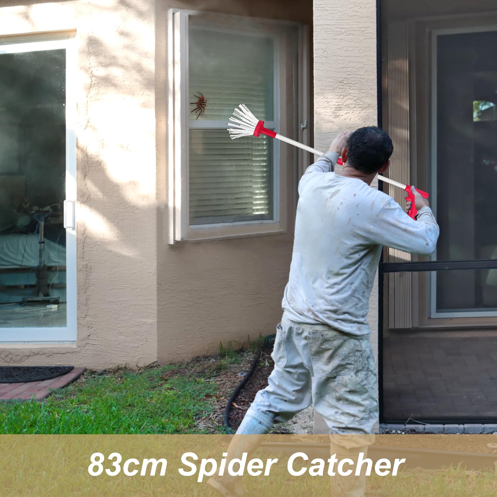 Vanwoke spider catcher compact head design for precise, gentle grip