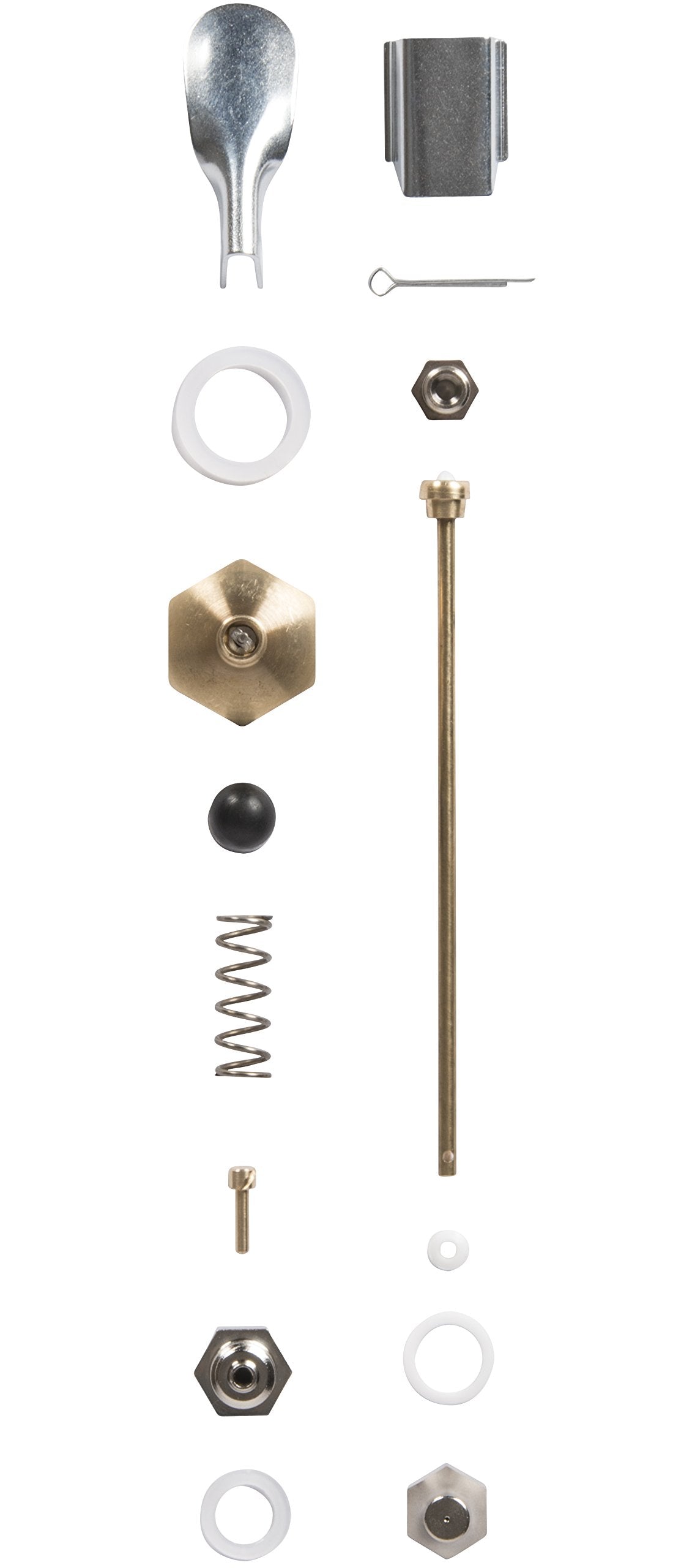 Vaper 19420 spray nozzle and valve assembly viewed for quick rebuild reference.