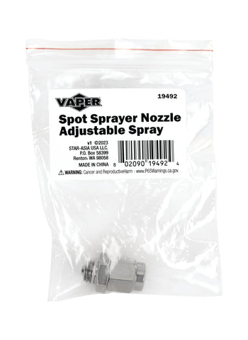 Vaper 19492 fingertip adjustment in action for versatile spray patterns