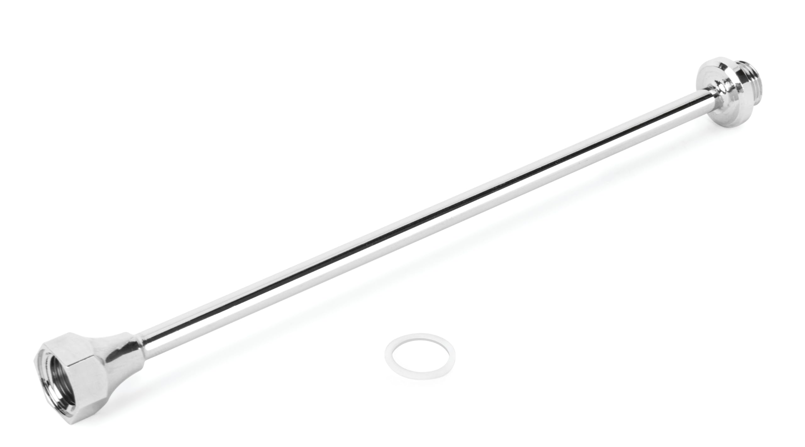 Vaper 19493 6-inch rigid brass extension nozzle improves reach for tight spaces.