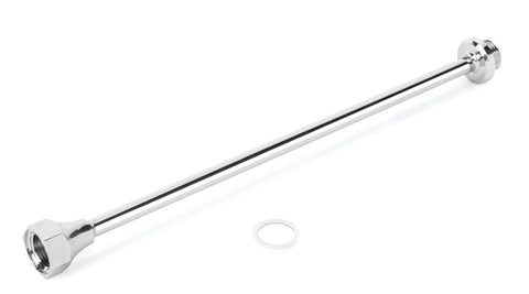 Vaper 19493 6-inch rigid brass extension nozzle improves reach for tight spaces.