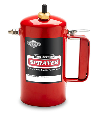 Vaper Red Spot Spray Bottle 32 oz, ideal for refillable spraying tasks.