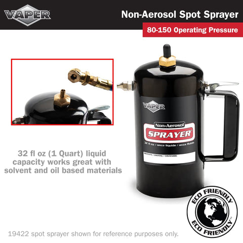 Vaper Refillable Non-Aerosol Sprayer, safe for multiple solutions.