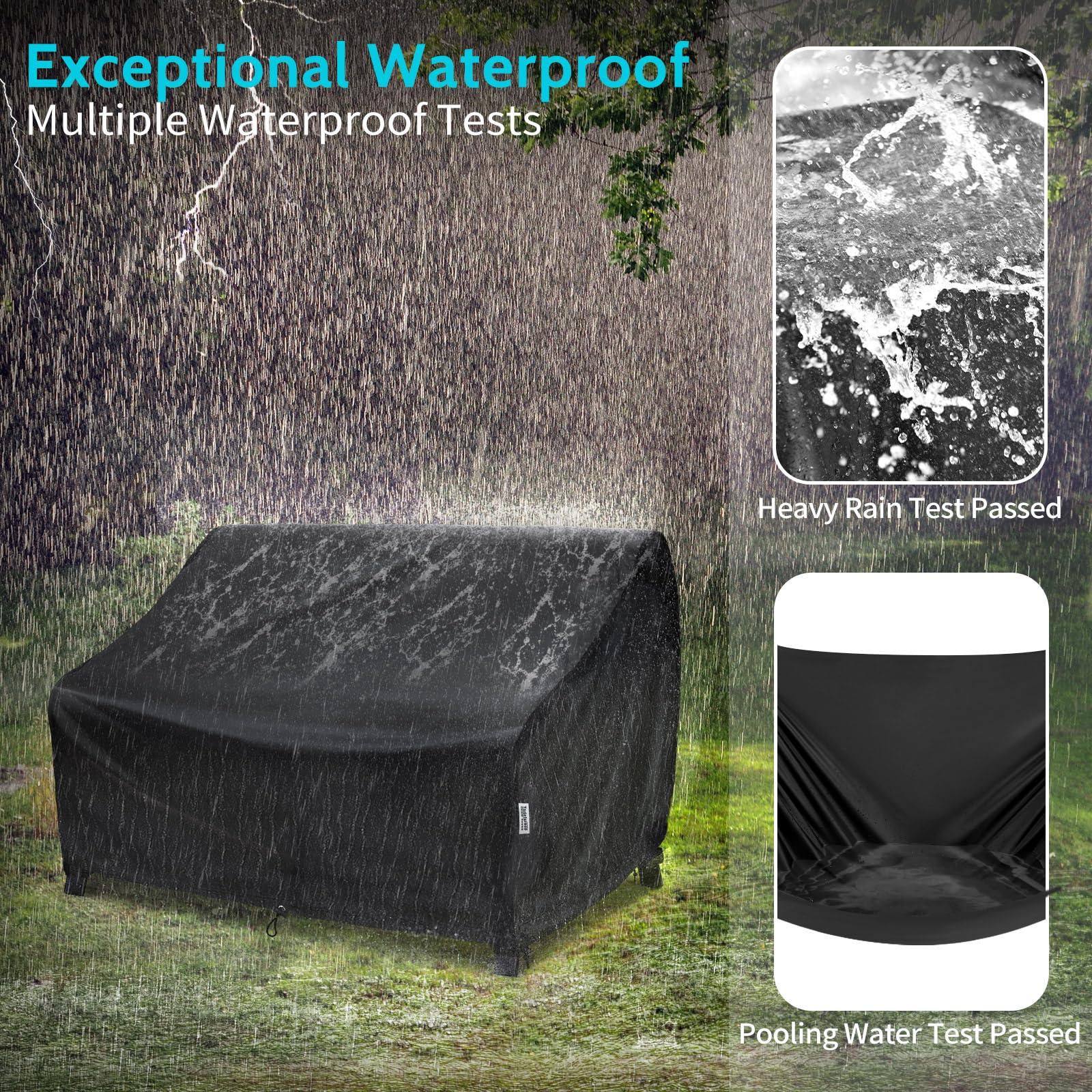 VARIETYFACE all-weather-black-cover guards against sun snow and moisture